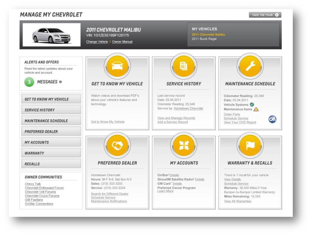 GM Owner Center Website Heidebreicht Chevrolet Blog