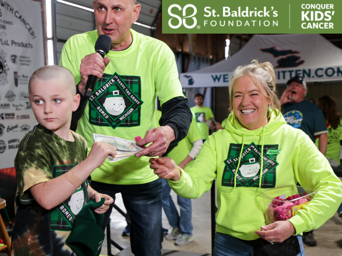 A photo from St. Baldricks in 2025.